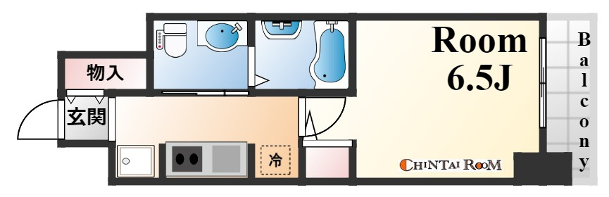 エステムプラザ神戸三宮ルクシアの間取り