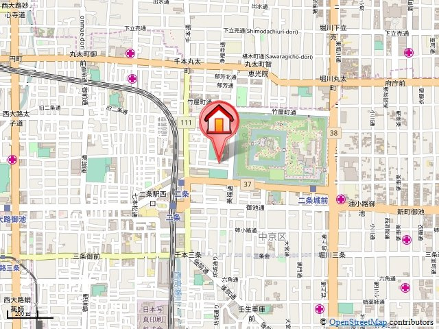 京都アパートメント6の地図