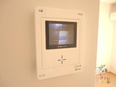 フルーレ　Ａのセキュリティ|カメラ付インターホン