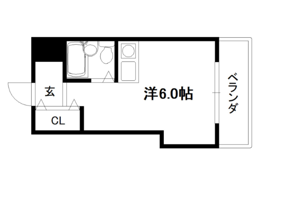 コーポ出町柳の間取り