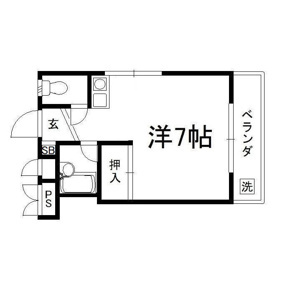ハイム桃山の間取り|【代表的な間取です】