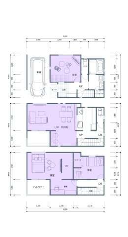 新築　南野1丁目の間取り|【家具入り間取りイメージ】
こんな寝室を探していたのっ！！落ち着きと高級感を兼ね備えた癒しの空間です。
和室は来客用やお子さまの遊び場として♪