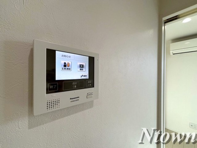 【セキュリティ】 | CASA MEDIO | モニター付きインターホンです
