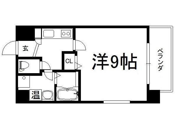 ハウスセゾン京大北の間取り|【代表的な間取です】
