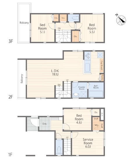 【間取り】 |   | 仲介手数料無料！お気軽にお問合せくださいinfo@kenone.co.jp /08070587312