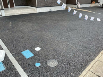 【駐車場】 | 旭市二7号棟 | 施工例：即日のご見学も可能です。お気軽に0476-37-3888までお問合せ下さい。