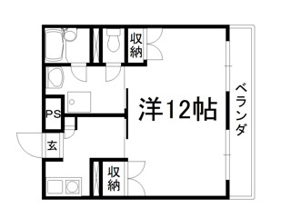 ダイバーシティ同志社の間取り|【代表的な間取です】