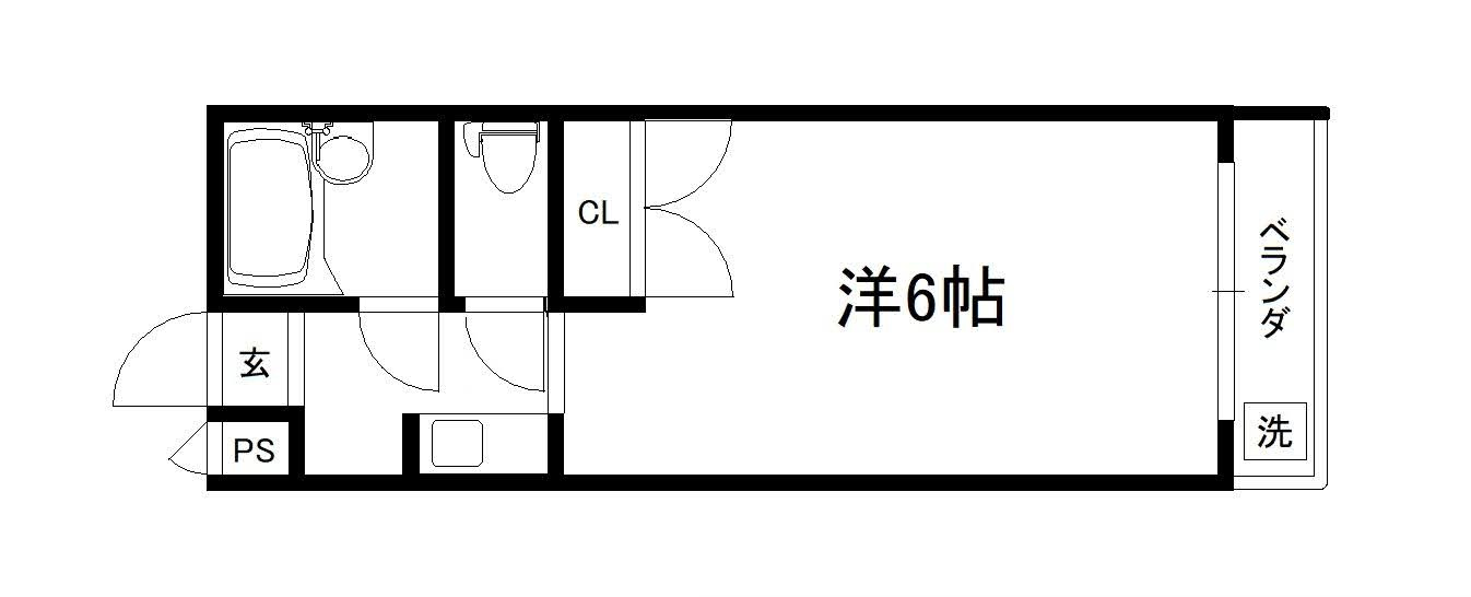 ダイバーシティ同志社の間取り|【代表的な間取です】