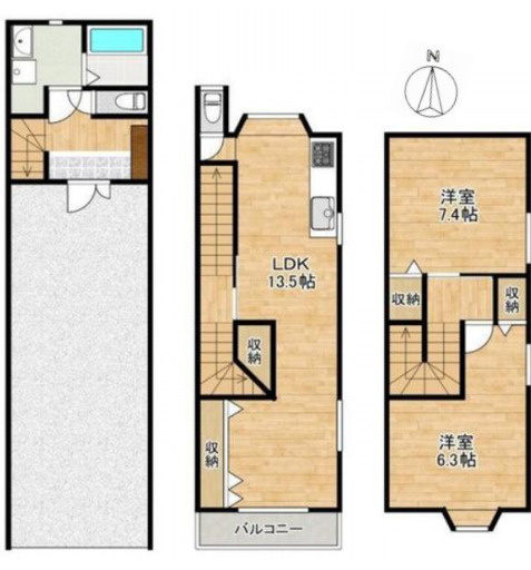 【間取り】 | 中野新町中古戸建