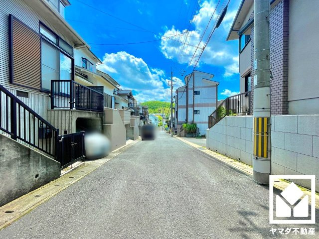 伏見区深草鞍ケ谷の前面道路含む現地写真