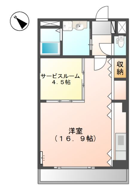 コンフォース２１の間取り