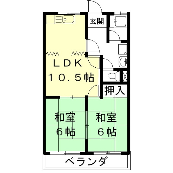ハインスハイムⅡの間取り