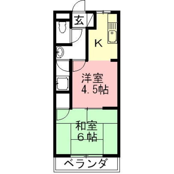コーポ・ナチの間取り