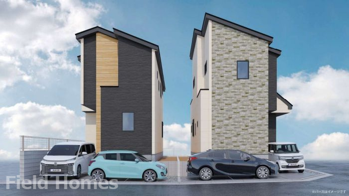 藤沢市遠藤新築戸建て　2期2号棟の外観|外観イメージ「藤沢市遠藤新築戸建て」