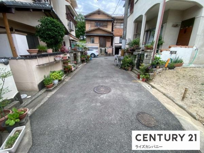 【前面道路含む現地写真】 | 堺市堺区神石市之町　売土地