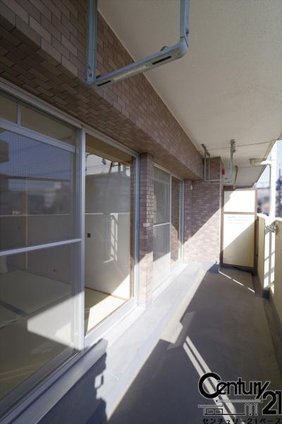 コスモ橿原神宮前のバルコニー|■現地撮影写真■陽当たり良好な南面バルコニーです！