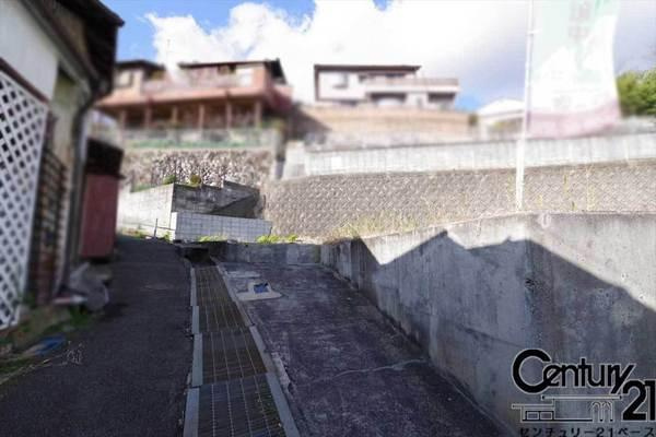 柏原市国分市場２丁目の売地の前面道路含む現地写真|■現地撮影写真■