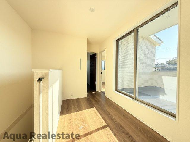 リーブルガーデン丸亀市飯山町第三のバルコニー|広々としたバルコニーです