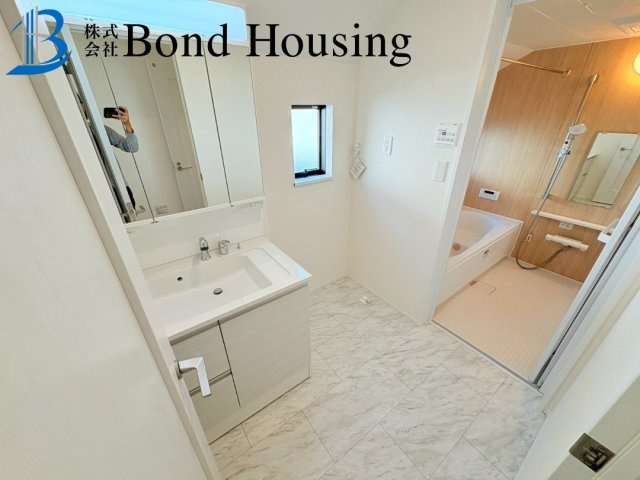 JR西明石駅まで徒歩12分　西明石北町1丁目　全1棟　新築戸建ての洗面所