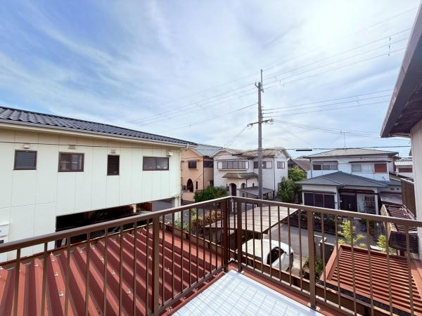 和歌山市延時　中古戸建のバルコニー