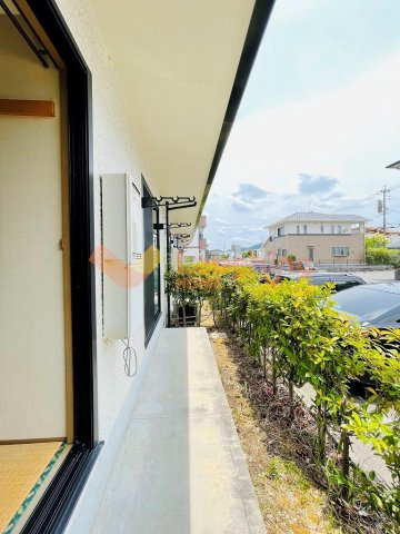 グランドール国分 A棟の庭|お庭が付いています