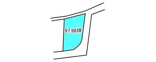八幡2丁目　売土地の区画図