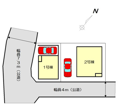 【区画図】 | 『白岡市小久喜』 新築戸建 ２SLDK