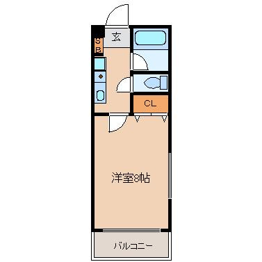 【間取り】 | アメニティー天神橋
