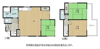 【間取り】 | 所沢市林３丁目 | 3LDK　土地面積：100.10平米　建物面積：60.24平米