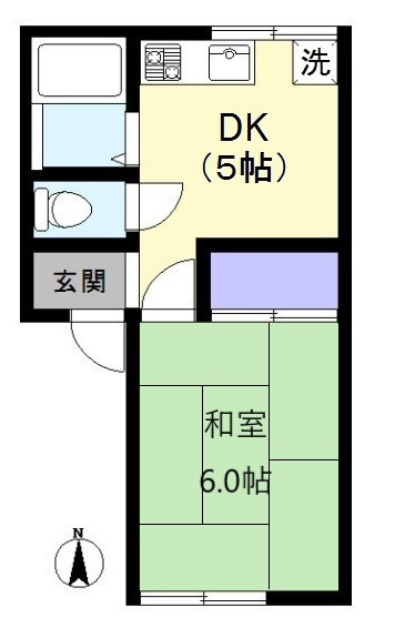 ハイツふじの間取り