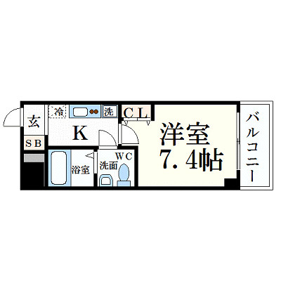 Ｃapital.Ｉ姫路の間取り