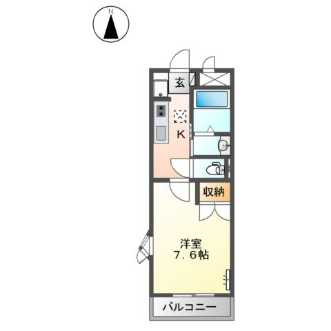 ベネッセ・黒川の間取り