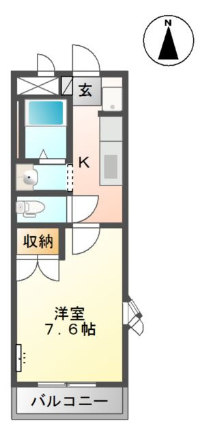 ベネッセ・黒川の間取り