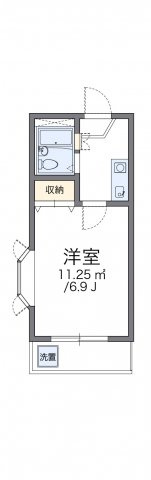 レオパレス姫路第３の間取り