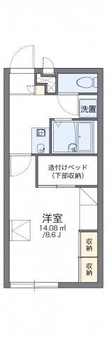 レオパレス今宿ハイツの間取り