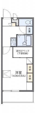 レオパレス東今宿の間取り