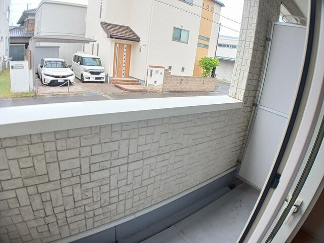 メゾンエイトのバルコニー