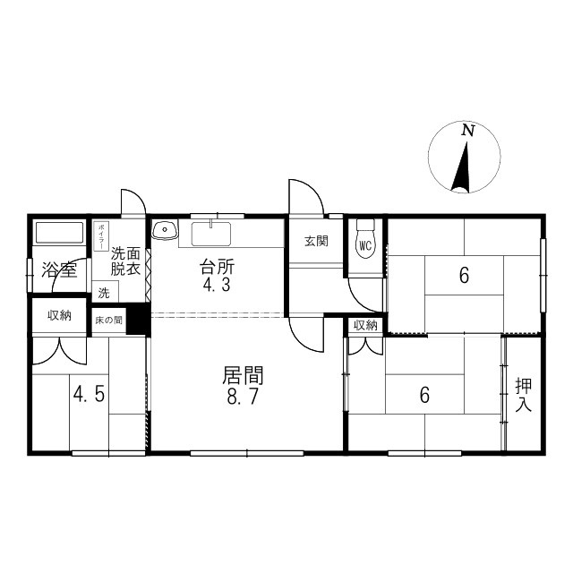 【間取り】の画像