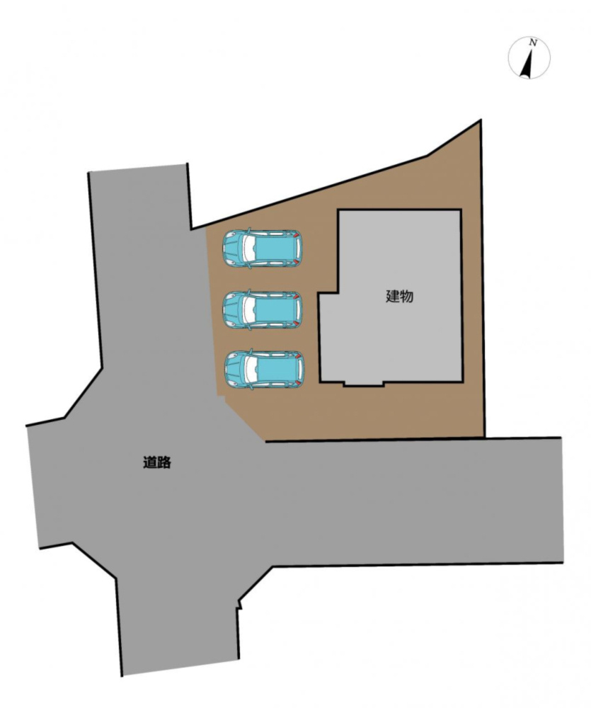 八戸市大字湊町字縄張の区画図|区画図です。
