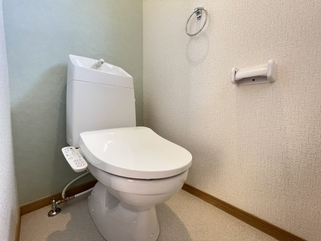 八戸市大字湊町字縄張のトイレ|トイレは新品に交換しました。