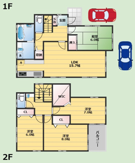 【間取り】 | 箕面市船場西1丁目貸家