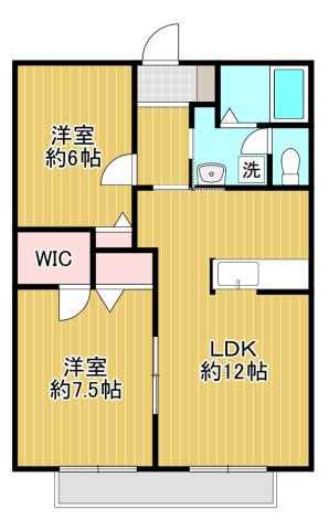 ウエスト／イーストグリーンヒルズの間取り