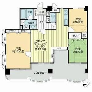 ライオンズマンションMAXIM櫛原の間取り