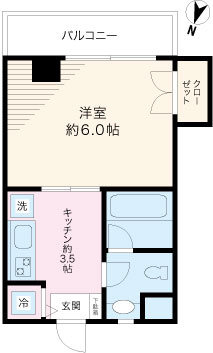 カーサ千寿の間取り