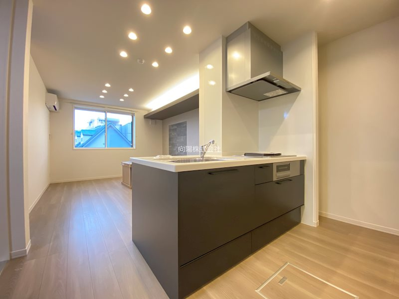 リラフォートのキッチン|※建築中の為、資材などが写っている可能性がございます。