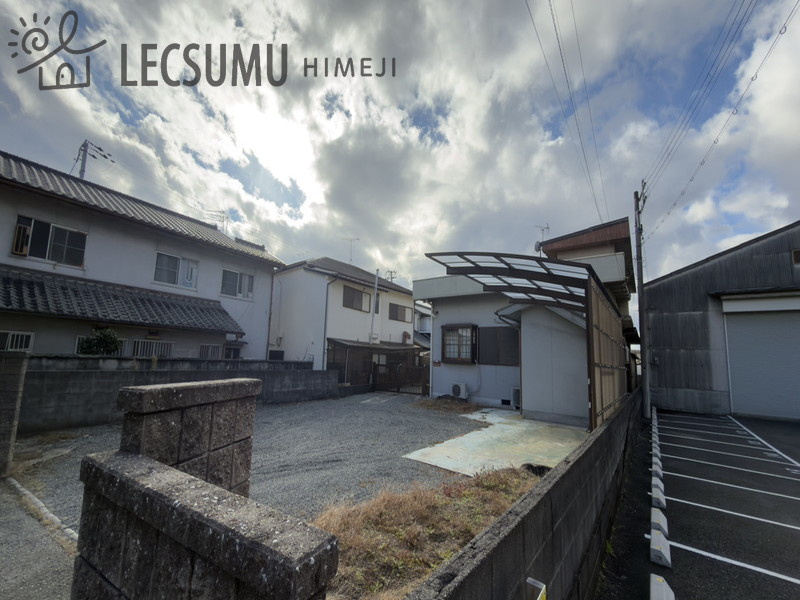 姫路市上手野/売土地の前面道路含む現地写真