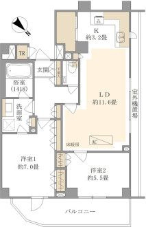 グランスイート二子玉川の外観