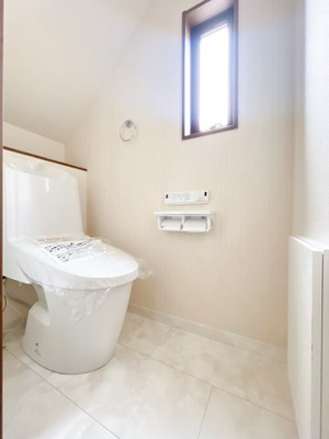 【トイレ】 | 安中市古屋　新築住宅 | 清潔感のあるトイレ