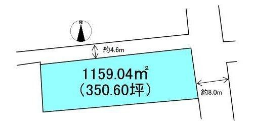 庄内町１丁目　売土地の区画図