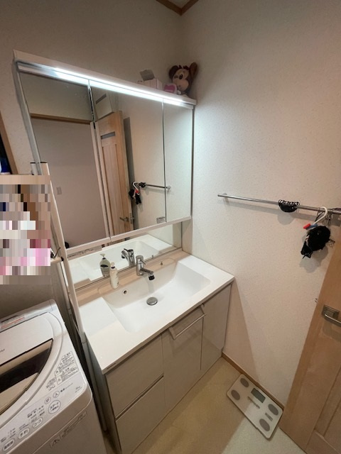 松戸市河原塚　中古戸建の独立洗面台